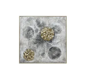Hand Painted Golden Orbs Wall Art Canvas 100cm x 100cm by Luxe Mirrors, a Artwork & Wall Decor for sale on Style Sourcebook