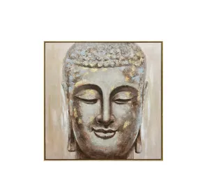 Great Buddha Wall Art Canvas 100cm x 100cm by Luxe Mirrors, a Artwork & Wall Decor for sale on Style Sourcebook