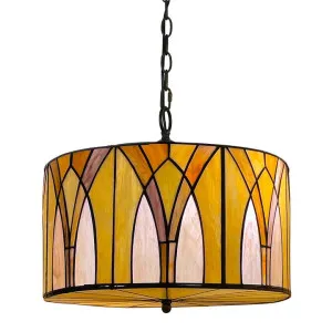 Marsden Tiffany Stained Glass Pendant Light by Tiffany Light House, a Pendant Lighting for sale on Style Sourcebook