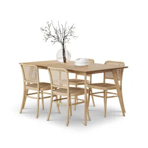 Bruno 5 Piece Dining Set with Prague Natural Rattan Chairs
$1,659 by L3 Home, a Dining Sets for sale on Style Sourcebook
