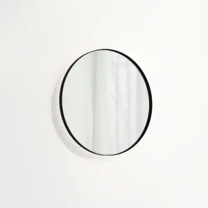 Round Mirror LED 600mm - Matte Black by ABI Interiors Pty Ltd, a Illuminated Mirrors for sale on Style Sourcebook