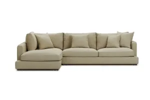 Long Beach Left Corner Sofa, Green, by Lounge Lovers by Lounge Lovers, a Sofas for sale on Style Sourcebook