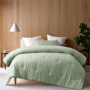 Vintage Design Reflections Sage 3 Piece Comforter Set by null, a Quilts & Bedspreads for sale on Style Sourcebook
