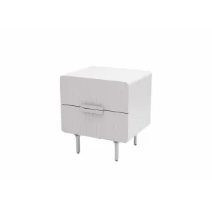 Erwin Bedside Table - Light Grey by Interior Secrets - AfterPay Available by Interior Secrets, a Bedside Tables for sale on Style Sourcebook
