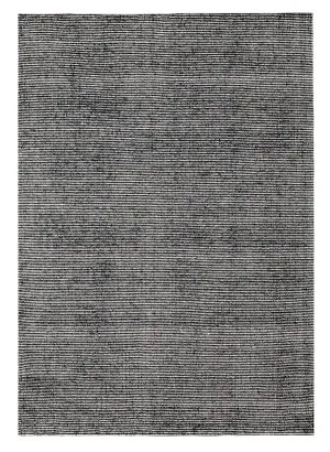 Jena Black and White Hand Loomed Cotton Rug by Miss Amara, a Contemporary Rugs for sale on Style Sourcebook