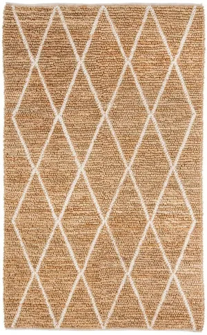 Tove Natural Jute and Cotton Rug by Miss Amara, a Contemporary Rugs for sale on Style Sourcebook
