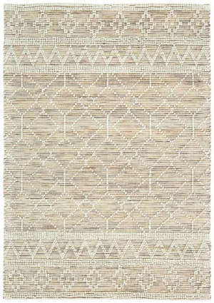 Edita Taupe Tribal Rug by Miss Amara, a Persian Rugs for sale on Style Sourcebook