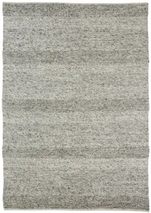 Amalie Marbled Grey Braided and Looped Rug by Miss Amara, a Contemporary Rugs for sale on Style Sourcebook
