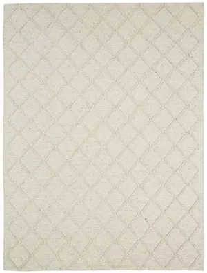 Katarina Cream Lattice Wool Rug by Miss Amara, a Contemporary Rugs for sale on Style Sourcebook