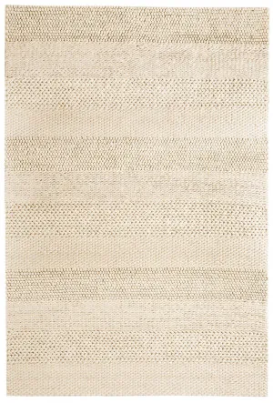 Fleur Ivory Braided and Looped Rug by Miss Amara, a Contemporary Rugs for sale on Style Sourcebook