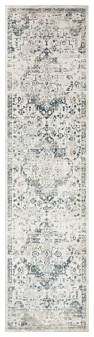 Bella Grey Charcoal Runner Rug by Miss Amara, a Persian Rugs for sale on Style Sourcebook