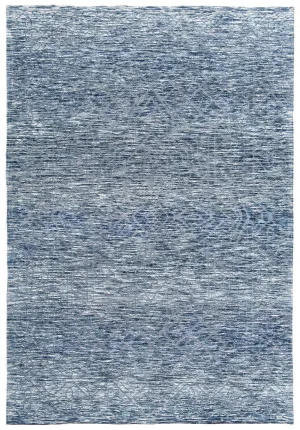 Darcy Blue Ivory and Charcoal Rug by Miss Amara, a Persian Rugs for sale on Style Sourcebook