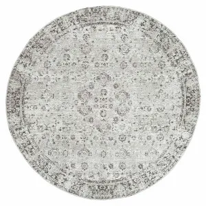 Nousha Black and White Transitional Round Rug by Miss Amara, a Contemporary Rugs for sale on Style Sourcebook