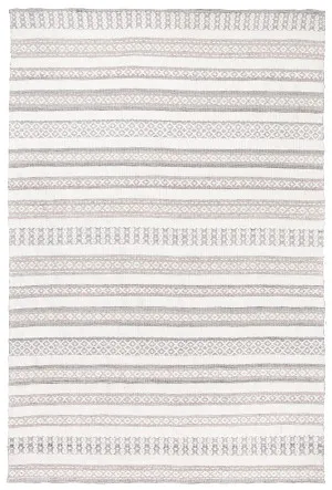 Violetta Striped Indoor Outdoor Rug by Miss Amara, a Persian Rugs for sale on Style Sourcebook