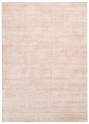 Melinda Pink Geometric Viscose Rug by Miss Amara, a Contemporary Rugs for sale on Style Sourcebook