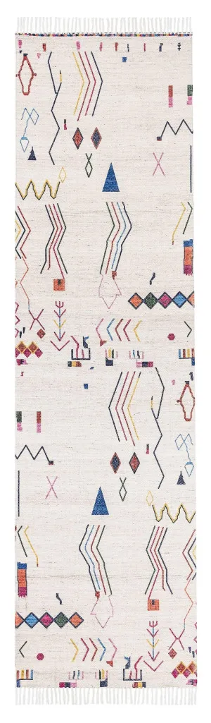 Remi Ivory Indoor Outdoor Runner Rug by Miss Amara, a Contemporary Rugs for sale on Style Sourcebook