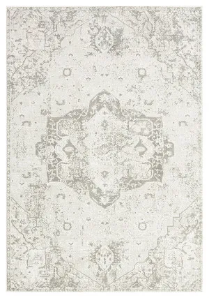 Henrietta Grey and Ivory Rug by Miss Amara, a Persian Rugs for sale on Style Sourcebook