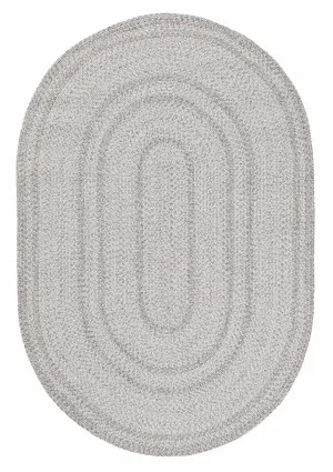 Mika Grey Braided Flatweave Indoor Outdoor Oval Rug by Miss Amara, a Contemporary Rugs for sale on Style Sourcebook