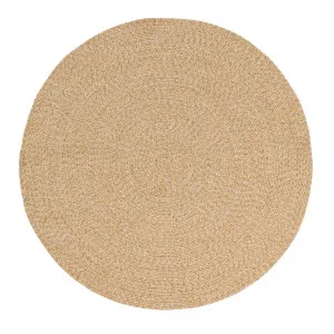 Malia Beige Braided Flatweave Indoor Outdoor Round Rug by Miss Amara, a Contemporary Rugs for sale on Style Sourcebook