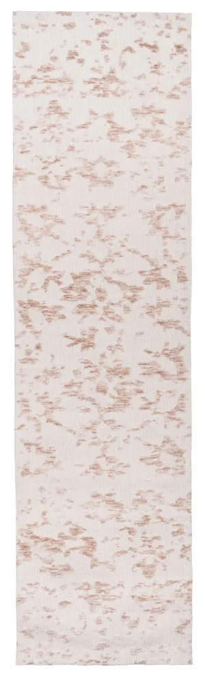 Aria Pink and Ivory Runner Rug by Miss Amara, a Persian Rugs for sale on Style Sourcebook