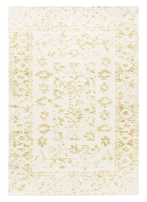 Belle Mustard Transitional Rug by Miss Amara, a Persian Rugs for sale on Style Sourcebook