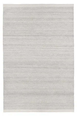 Hazel Cream and Grey Indoor Outdoor PET Rug by Miss Amara, a Persian Rugs for sale on Style Sourcebook