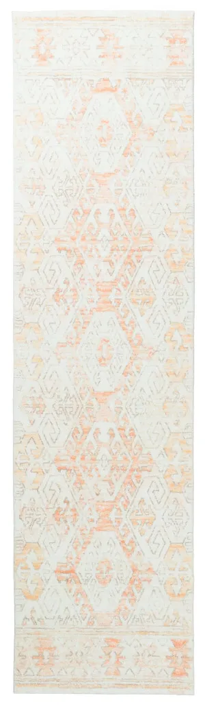 Neride Orange Washable Runner Rug by Miss Amara, a Persian Rugs for sale on Style Sourcebook