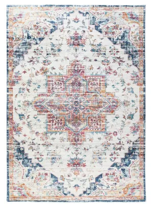 Alice Multicolour Transitional Distressed Medallion Rug by Miss Amara, a Persian Rugs for sale on Style Sourcebook