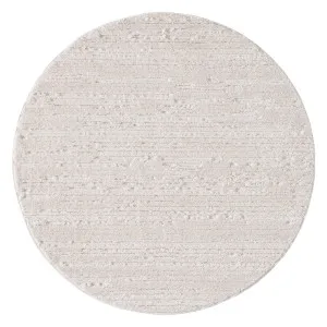 Leilani Ivory Cream Textured Round Rug by Miss Amara, a Other Rugs for sale on Style Sourcebook