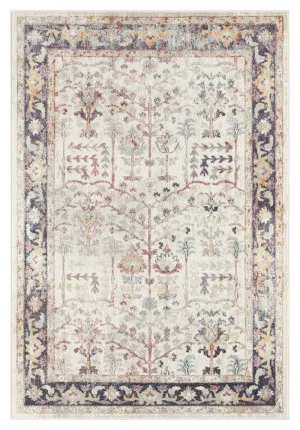 Indiana Blue and Purple Multi-Colour Distressed Rug by Miss Amara, a Persian Rugs for sale on Style Sourcebook