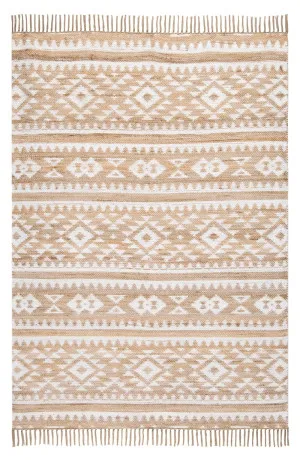 Kerri White and Jute Rug by Miss Amara, a Persian Rugs for sale on Style Sourcebook