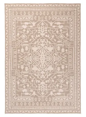 Charlie Beige Indoor Outdoor Rug by Miss Amara, a Persian Rugs for sale on Style Sourcebook