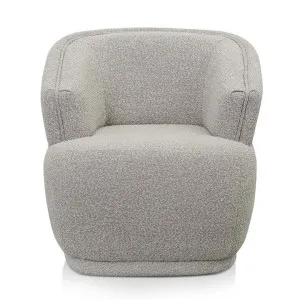 Olvera Boucle Fabric Armchair, Ash Grey by Conception Living, a Chairs for sale on Style Sourcebook