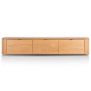 Misinto Wooden 3 Drawer TV Unit, 240cm, Oak by Conception Living, a Entertainment Units & TV Stands for sale on Style Sourcebook