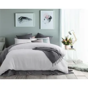 Accessorize Waffle Quilt Cover Set, Queen, White by Accessorize Bedroom Collection, a Bedding for sale on Style Sourcebook
