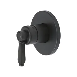 Eleanor Wall/Shower Mixer Matte Black by Fienza, a Shower Heads & Mixers for sale on Style Sourcebook