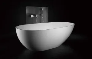 Viva Free Standing Bath Stone 1680 Matte White by Kaskade, a Bathtubs for sale on Style Sourcebook