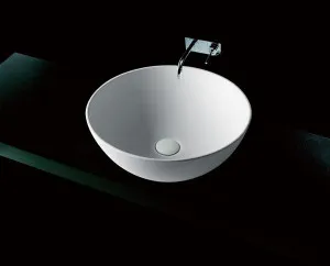 Bowl Vessel Basin NTH Stone 390 Matte White by Kaskade, a Basins for sale on Style Sourcebook