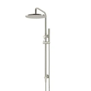 Round Twin Shower Brushed Nickel by Meir, a Shower Heads & Mixers for sale on Style Sourcebook