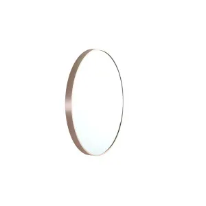 Modern Round Framed Mirror 610 Rose Gold by Remer, a Vanity Mirrors for sale on Style Sourcebook