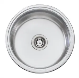 Solitaire Single Sink NTH 490 Stainless Steel by Oliveri, a Kitchen Sinks for sale on Style Sourcebook