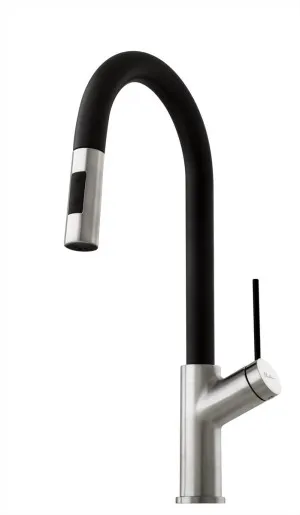 Vilo Sink Mixer Pull Out/Pull Down 203 Stainless Steel by Oliveri, a Laundry Taps for sale on Style Sourcebook