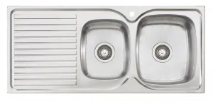 Endeavour 13/4 Right Sink 1TH 1080X480 Stainless Steel by Oliveri, a Kitchen Sinks for sale on Style Sourcebook