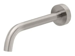 Vivid Slimline Bath Outlet Curved 180 Brushed Nickel by PHOENIX, a Bathroom Taps & Mixers for sale on Style Sourcebook