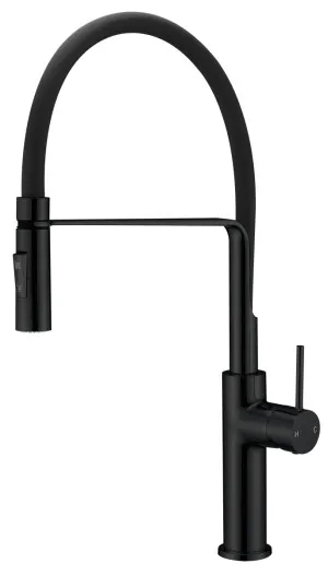 Hali Sink Mixer Pull Out/Pull Down 222 Matte Black by Ikon, a Kitchen Taps & Mixers for sale on Style Sourcebook