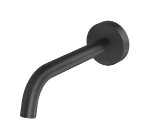 Vivid Slimline Plus Basin Outlet Curved 180 Matte Black by PHOENIX, a Bathroom Taps & Mixers for sale on Style Sourcebook