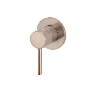 Round Wall/Shower Mixer Champagne by Meir, a Bathroom Taps & Mixers for sale on Style Sourcebook