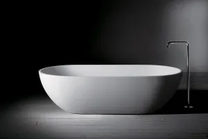 Aveo Free Standing Bath Stone 1500 Matte White by Kaskade, a Bathtubs for sale on Style Sourcebook