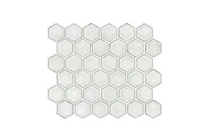 Art Hex White Gloss Mosaic Tile by Beaumont Tiles, a Mosaic Tiles for sale on Style Sourcebook