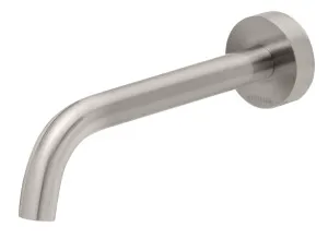 Vivid Slimline Basin Outlet Curved 180 Brushed Nickel by PHOENIX, a Bathroom Taps & Mixers for sale on Style Sourcebook